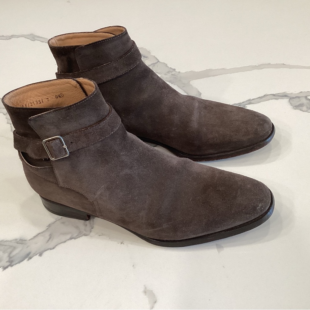 Men's Brown Suede Ankle jodhpur Boots size 8.5 Jack Erwin